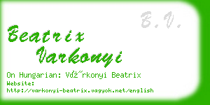 beatrix varkonyi business card